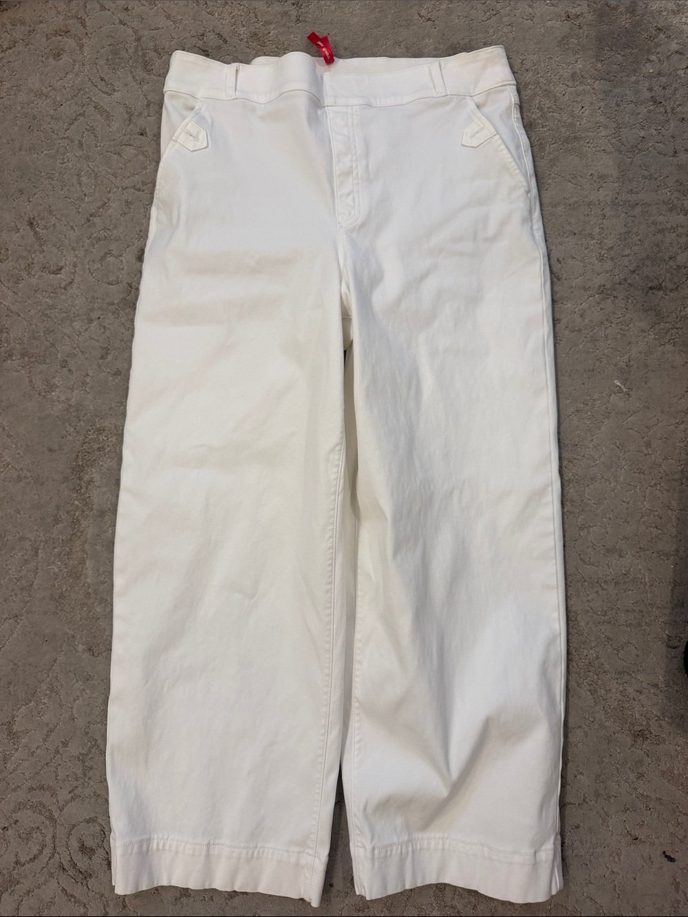SPANX White wide-Leg pants